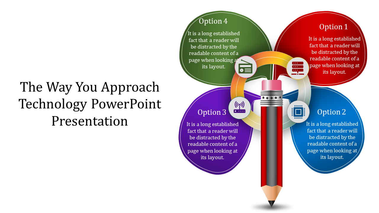 Free - Technology PowerPoint Presentation With Pencil Design